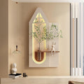 LED Sandstone Wall Decor, 3D Wall Art Sculpture, Simulated Plants, Glass Vase & Remote Control 3 Color Light for Living Room, Bedroom, Corridor(Light Coffee,47.2 * 13in)