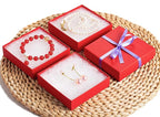 GEFTOL Jewelry Gift Boxes 96 Pack 3.5x3.5x1 Inch Cardboard Jewelry Boxes,Small Gift Boxes for Jewelry Earrings Necklaces Handmade Bangles Bracelets(Red)
