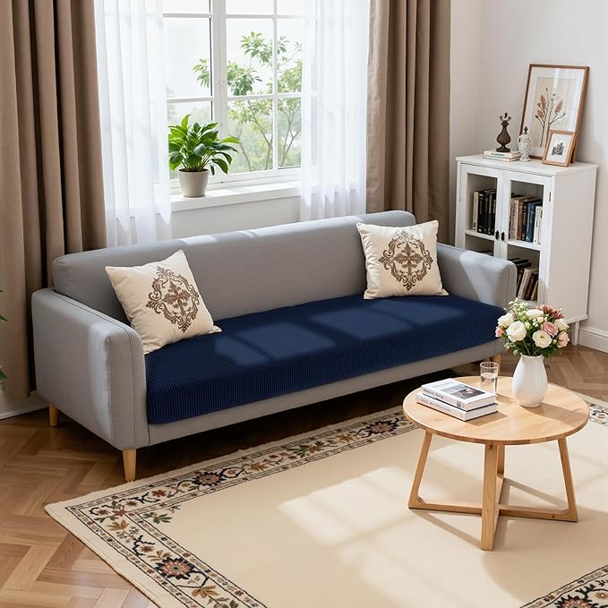 Hokway Stretch Couch Cushion Slipcovers X-Large Reversible Cushion Replacement Slipcovers Sofa Cushion Covers