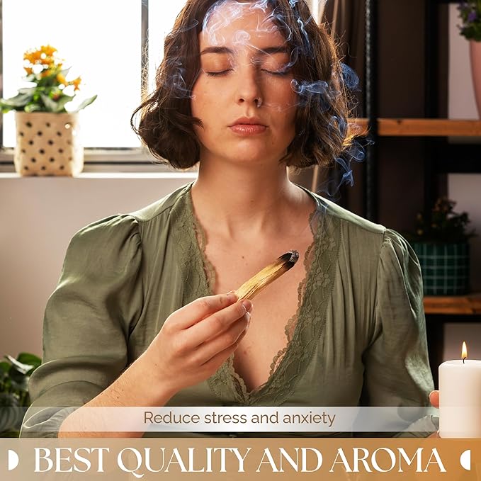 Palo Santo Sticks - Palo Santo Stick - Authentic Real PaloSanto - Premium Palosanto - Smudging - from Peru - Palo - 8 Sticks