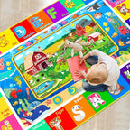 Kids Rug for Playroom, ABC Educational Rug with Farm Sea Animal Print, Floor Play Mat Carpet for Bedroom Nursery Preschool Classroom (59 X 39.4 INCH, Farm)