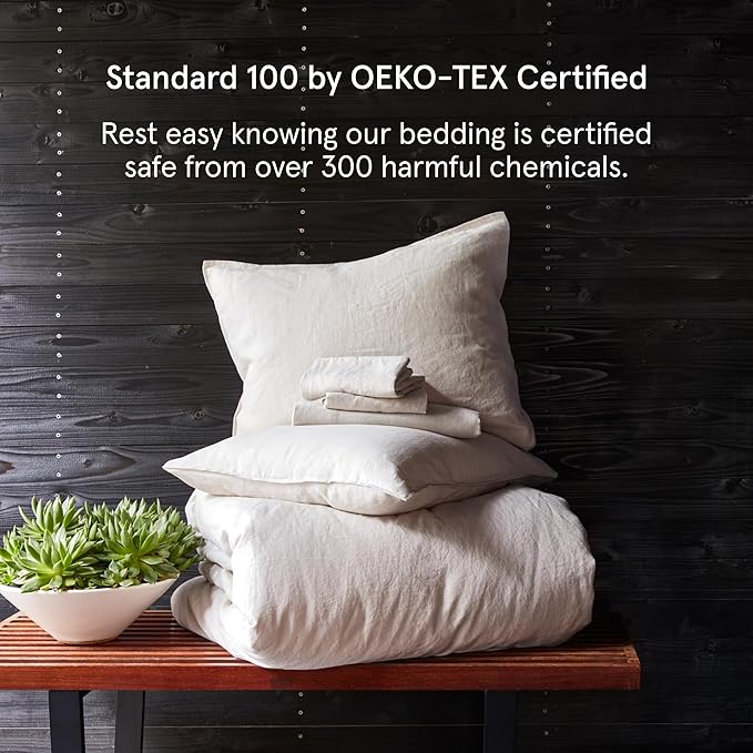 Tuft & Needle Down Alternative King Size Pillow Set — Support for Back or Side Sleepers — Hypoallergenic Polyester Fill Within a 100% Cotton Shell— Standard 100 by Oeko-TEX Certified
