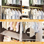 Armocity 8FT Closet System, 96 inches Closet Organizer System with Drawers, Closet Systems for Walk-in Closet, Built in, White