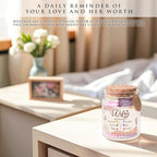 Bible Verse Jar for Daughter – 92 Color-Coded Scriptures of Encouragement, Birthday & Christmas Gift, Christian Keepsake, Daughter-in-Law Gift (Bible Jar For Wifey)