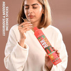 Folkulture Incense Sticks (120 Sticks) | Set of 6 Premium Incense for Meditation, Aromatherapy, Gifts | No Charcoal,Organic, Non Toxic, 45 Mins, Long Burning Peppermint, Apple Tart Insence-Sticks