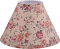 Aspen Creative 56042, Hardback Empire Transitional UNO Shade in Peanut Brown Floral Pattern, 4" Top x 10" Bottom x 7" Slant, Slip UNO 33mm Table Lamp