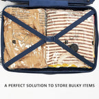 SUOCO 8 Small Vacuum Storage Bags, Vacuum Seal Bags for Clothing, Travel Space Saver Bags for Luggage Clothes