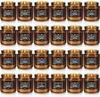 24 Packs Scented Candles for Home, 3.05oz，Soy Wax Aromatherapy Candles with 12 Fragrances, Smokeless Natural Essential Oil Candles for Relaxation, Gifts, Parties, Yoga,Home Decor