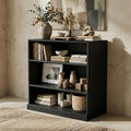 Casaphoria 31" H Wooden Bookshelves, 3 Tier Heavy Duty Bookshelf with Adjustable Shelves, Farmhouse Bookshelf with 16" Deep Storage Space for Living Room,Bedroom & Home Office