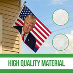 Custom Flag (1x1.5FT to 5x8FT) by BCB Print for Business | Personalized Outdoor Flags with Grommets for Advertising, Events | HD Printed Custom Sign Flag | Express Dispatch+Ship | Made in USA