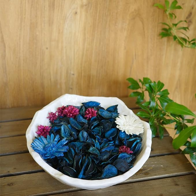 Spring Potpourri Bags, Ocean Scented Potpourri Bowl Filler, Dried Flower, Home Fragrance Sachet,Beach Vase Decor (Blue Ocean)-Mini