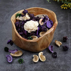 Qingbei Rina Spring Potpourri Bowl Filler, Lavender Scented Potpourri Dried Flower,Decorative Vase Filler,Home Fragrance Perfume Sachet, Bathroom Decor, 9.8 Oz(Purple)