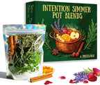 Intention Simmer Pot Blends, Simmer Pot for Stove Potpourri, Reiki-Infused Simmer Pot Potpourri Kit for Cozy Home Aroma, Meditation & Ritual Spaces-6pcs/set (chai)