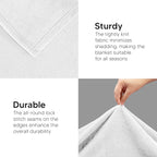 Utopia Bedding White 300GSM Fleece Blanket (Queen Size - 90x90 Inch) Luxury Soft Bed Blanket (Bulk Pack of 9)