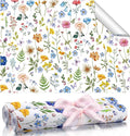 BBTO 20 Sheet Scented Drawer Liners for Dressers 15.8" x 22" Scented Fragrant Cabinet Paper Liners Non Adhesive Drawer Paper Mats for Bedroom Home Closet Shelves(Wildflower)