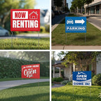 Custom Yard Signs with 2 Metal Stakes by BCB Print | Personalized Lawn Signs for Business, Events & Campaigns | Double Sided HD Outdoor Signage | Express Dispatch & Ship | Made in USA | 24×18 & 24×36
