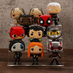9 Inch Acrylic Shelf for Perfume Organizer in 2 Pack, 4 Tier Funko POP Shelves, Cologne Organizer Tiered Riser Display Stand, Acrylic Display for Decoration