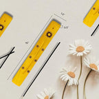 Hosley Set of 6 Wooden Incense Burners, Yellow 10" Long, Ideal Home Decor, Room Decor & Kitchen Decor, for Wedding, Aromatherapy, Zen, Spa, Reiki, Meditation
