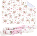 BBTO 20 Sheet Scented Drawer Liners for Dressers 15.8" x 22" Scented Fragrant Cabinet Paper Liners Non Adhesive Drawer Paper Mats for Bedroom Home Closet Shelves(Bow Flower)