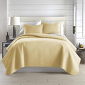 Southshore Fine Living, Inc. King Quilt Bedding Set, Soft, Lightweight Quilt, King Size Coverlet, Stain & Pet Hair Resistant Bedding, Standard or California Size with 2 Pillow Shams, Gold