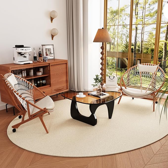 Coffee Tables Glass Small Farmhouse Coffee Table Mid-Century Modern Wood Center Table for Living Room, Black Brown, 32 Inch