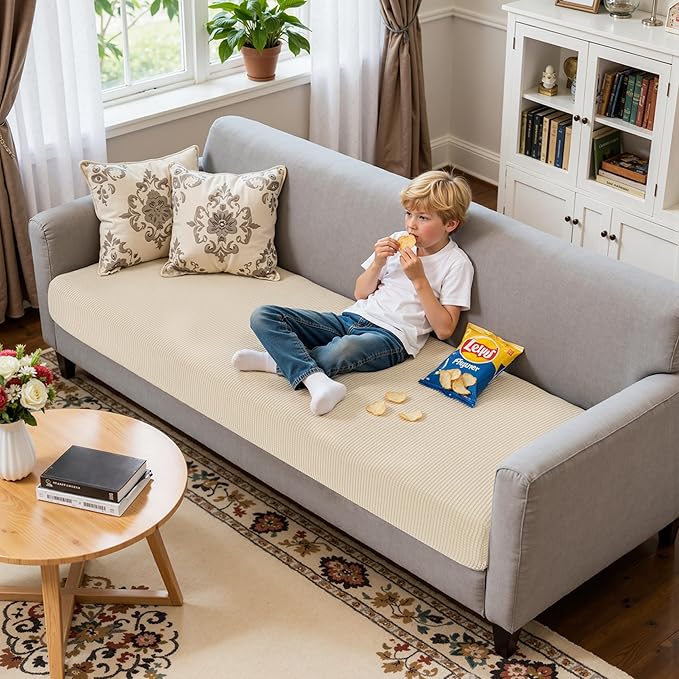 Hokway Stretch Couch Cushion Slipcovers X-Large Reversible Cushion Replacement Slipcovers Sofa Cushion Covers