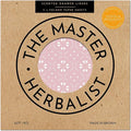The Master Herbalist Fragrant Scented Drawer Liners in a Geometric Print (Folded) | Natural | Pack of 5 Sheets | Contains Essential Oils | Made in The UK (Helebore Pink | Neroli & Bergamot, Folded)