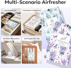 MYARO 20 Packs Lavender Linen Scent Sachet Long Lasting Closet Drawer Deodorizer Home Air Freshener Room Odor Eliminator