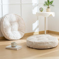 Washable Floor Pillow Cushion for Adults, Meditation Cushion Pillow, Large Round Floor Sitting, Removable Tufted Corduroy Cover, for Tatami Living Room or Yoga, 22x22 Inch, 2Pack, Machine Washable