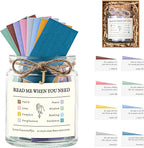 Bible Verse Jar for Christmas Gifts, Initial J Read Me When Prayer, Emotion and Feelings Scripture, Brightness Jar Christian Gifts for Women, Scriptural Study Supplies Men Art Work for Family