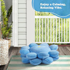 Lotus Flower Floor Pillows, Large Cushion Inspired by Lotus Flower Design, Decorative Seating for Living Room, Bedroom, and Lounge, Soft Washable Floor Cushion for Relaxation, and Family Activities