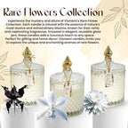VIONAMI Luxury Scented Candle Gift – Queen of The Night Rare Flower Fragrance in Elegant Glass Jar, Decorative Soy Candles Gifts for Women, Long-Lasting 80 Hr, 14.8 oz, Luxury Candles for Women