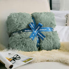 Bedsure GentleSoft Fluffy Sage Green King Size Blanket for Bed, Thick Soft Sherpa Faux Fur Fleece Bedding Fuzzy Plush Winter Warm Heavy Big Large King Blanket, Cozy Green Gifts for Men Women, 108x90