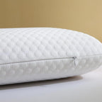 Memory Foam Bed Pillows, Pillow for Side and Back Sleeper, Pillow for Neck Pain Relief, Washable Removable Cover, Soft, White (King)