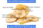 Gerbs Unsweetened Banana Chips 14 oz. | Unsulfured, No Artificial Additives, Resealable Bag | Naturally Crisp & Mildly Sweet | Top 14 Allergen-Free