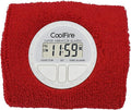 Coolfire Vibrating Alarm Clock - Silent Alarm Wristband Vibrating Alarm Watch. Silent Wrist Shock Alarm Clock. Vibration Alarm Bracelet Deep Sleeper & Vibrate Alarm (Black) (RED)