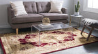 Rugs.com Chateau Collection Rug – 2' x 3' Cream Medium Rug Perfect for Entryways, Kitchens, Breakfast Nooks, Accent Pieces