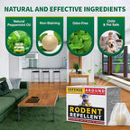 Upgraded Large Mouse Repellent Ball, High-Purity Peppermint Oil Rodent Repellent, Long-Lasting Moth Balls for Outdoor Use, Mice Deterrent for Indoor Use for House, Garage, Garden - 10 Balls