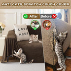 MYSKY HOME Sofa Slipcovers, Sofa Covers Washable, Couch Cover for 3-4 Cushion Couch Sofa, Dog Couch Cover Non Slip Soft Furniture Protector, 91"x 150", Dark Brown