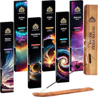 Aromatic Incense Sticks Gift Set – 120 Natural & Non-Toxic Incense Sticks | 6 Soothing Scents | Home, Meditation, Relaxation & Yoga | Free Incense Holder | Inciensos - Gifts for Women