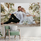 Personalized Custom Tapestry - Ships Next Business Day, Made in USA - Upload Your Own Image for a Unique Wall Hanging Backdrop, Perfect for Home & Living Room Decor, Bedroom Wall Art (60x90)
