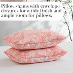Southshore Fine Living, Inc. Twin XL Quilt Bedding Set, Boho Coverlet, Reversible Quilt, All Season 2-Piece Set with One Matching Quilted Pillow Sham, All Season Twin/XL Bedspreads for Adult, Coral