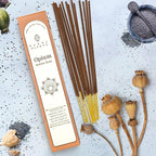 Opium Incense Sticks, Organic Hand Dipped Incense, Natural Herbs & Aromatic Ingredients, Contain 40 Sticks Inside, Burn Time 45-60 Min, Spiritual Gifts, Incense by Karma Pledge