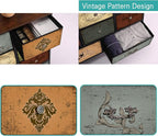 Chest of Drawers for Bedroom with 11 Deep Drawers, Tall Fabric Dresser, Wide TV Stand, Storage Organizer for Closet, Nursery, Kid's Bedroom