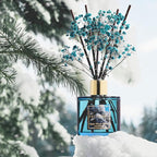 COCORRÍNA Reed Diffuser - Maine Winter Balsam Reed Diffuser Set with 8 Sticks & Preserved Baby's Breath, Reed Diffuser for Home Bathroom Shelf Decor