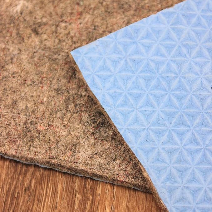 KOECKRITZ RugLock 11' x 15' Rug Pad – Non-Slip Felt & Rubber Dual Surface Rug Gripper, 0.345" Thick Cushion, Strong Grip Floor Protection, Safe for All Floors