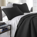 Southshore Fine Living, Inc. Oversized King Quilt Bedding Set, Microfiber Quilts, Pet Hair Resistant Bedding, Oversized King Size Quilt Set w/2 Pillow Shams, Black Bedspread & Coverlet Sets