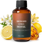 Aromadd Citrus Hotel Diffuser Oil Inspired by Luxury Hotel Scent, Essential Oils for Waterless Diffuser, Luxury Lemon & Bergamot, Long-Lasting & Natural Home Fragrance - 3.38 fl oz (100 mL)