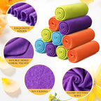 24 Packs Fleece Throw Blanket Soft Warm Lightweight Fleece Blanket Cozy Throw Bulk for Bed Couch Sofa Home Office Wedding Gifts Suitable for Seasons, 50 x 60 Inches(Bright Color)