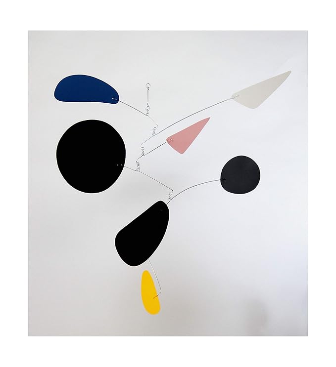 Blue Moon Rising - Hanging Art Mobile | Midcentury Modern Hanging Mobile | Handmade in Portland, OR, by Mark Leary